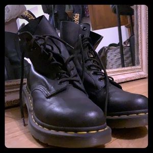 Dr. Martens Black Combat Boots